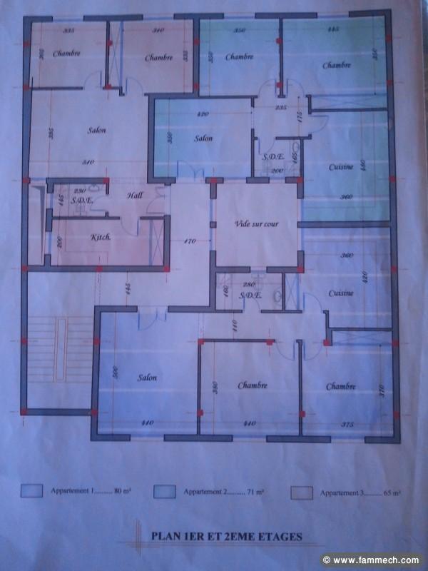 Immeuble à louer, 10 appartements S+2-S+3
