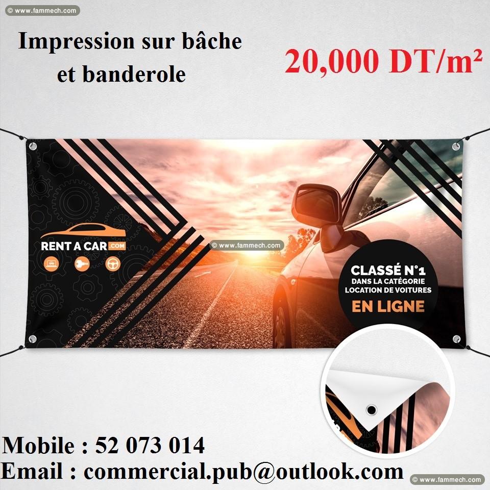 Impression sur bâche et banderole