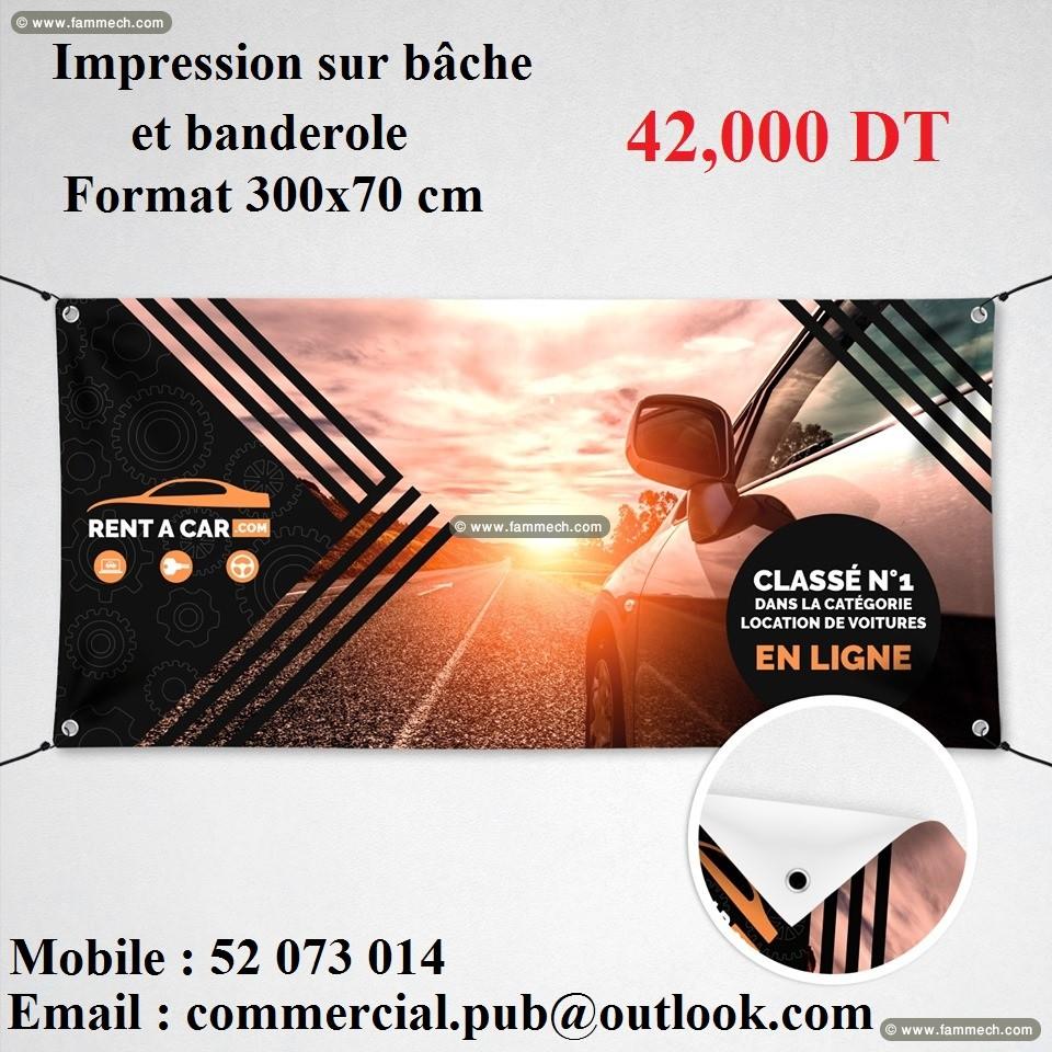 Impression sur bâche et banderole