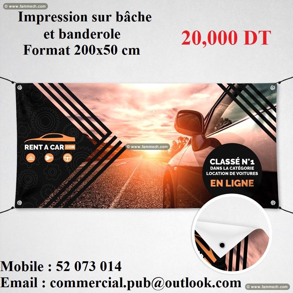 Impression sur bâche et banderole