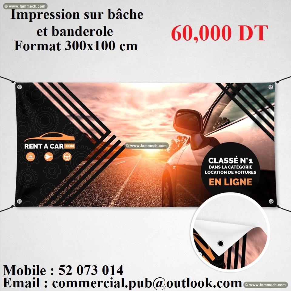 Impression sur bâche et banderole