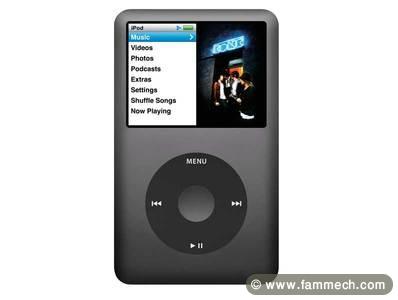 iPod classic (120GB) + Ecouteur Sony d'origine