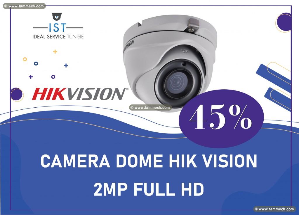 IST : Camera dôme  HIKVISION 2MP FULL HD