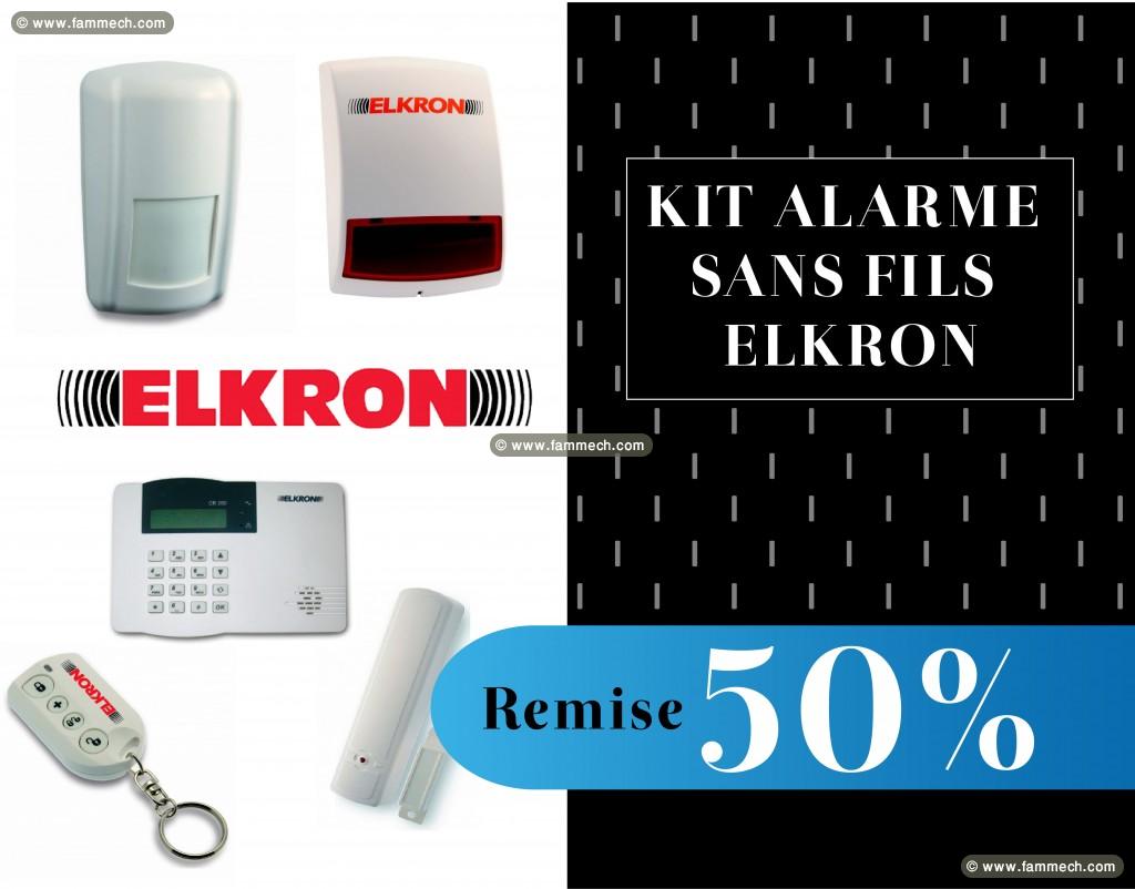 IST : KIT ALARME ELKRON SANS FIL  