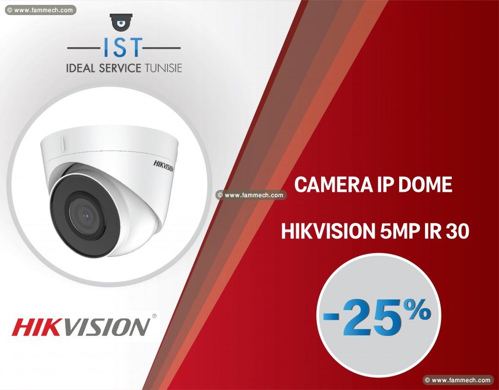 IST:  CAMERA IP DOME HIKVISION 5MP IR30