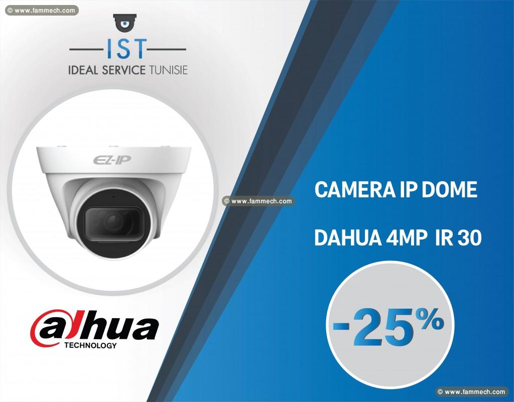 IST: CAMERA IP DOME DAHUA 4MP IR30 