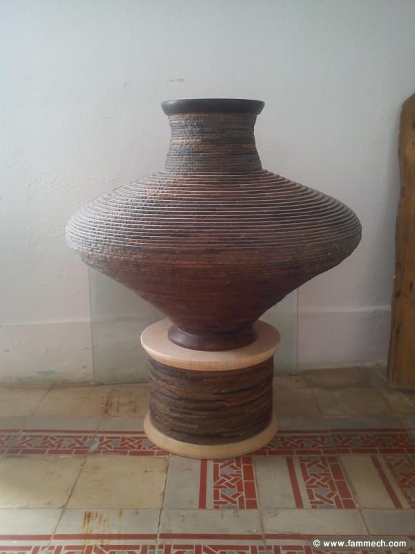 Jarre et socle en pierre de Kesra et Foussana 