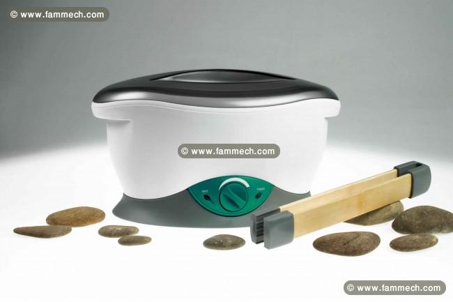 KIT DE MASSAGE AUX PIERRES CHAUDES DE MEDISANA