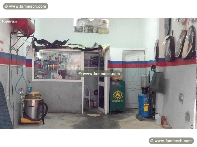 Lavage avec materiel