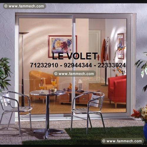 LE VOLET MENUISERIE EN ALUMINIUM