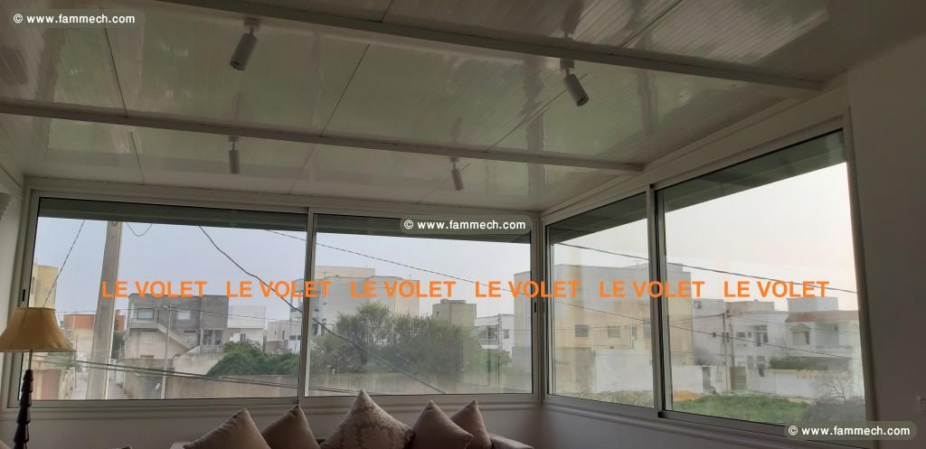 le volet menuiserie en aluminium