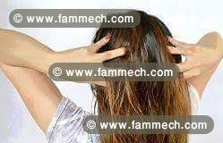l'huile pour cheveux 