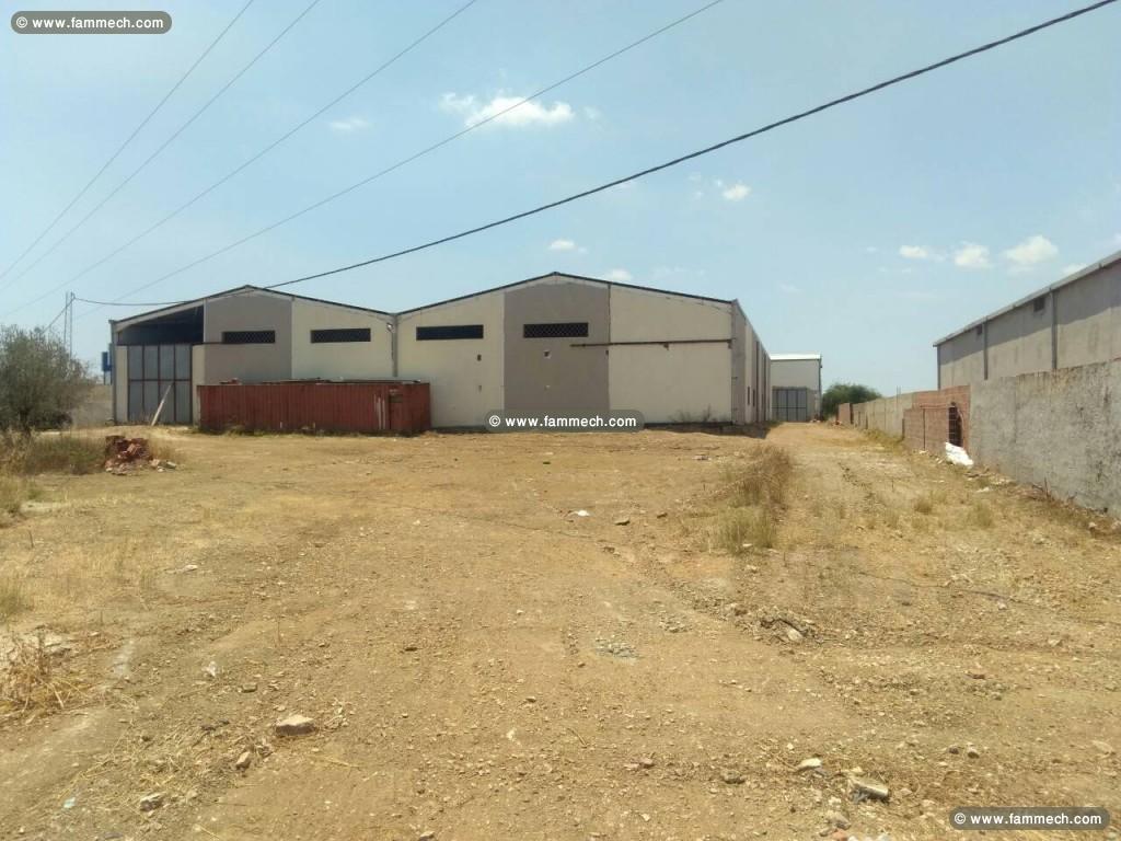 local industriel 1000m2 extensible 2000m2  Naassen