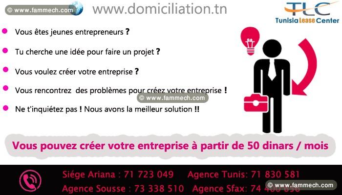 location & domiciliation & création d'entreprise