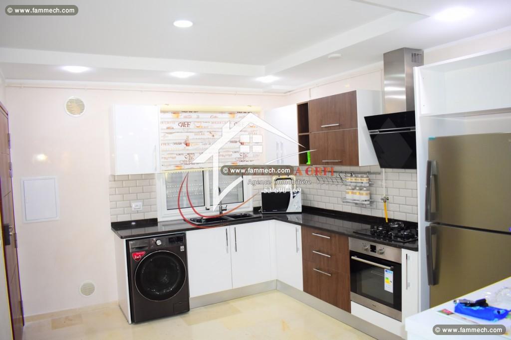 location annuelle appartement s+2 neuf 