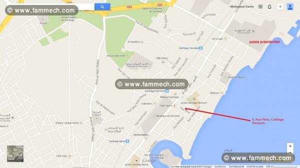 LOCATION DE MAISON TUNIS, CARTHAGE DERMECH