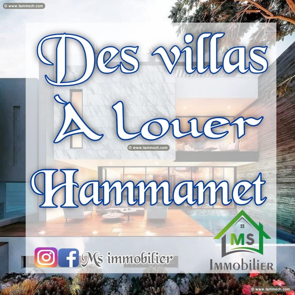 location estivale une belle villa à hammamet