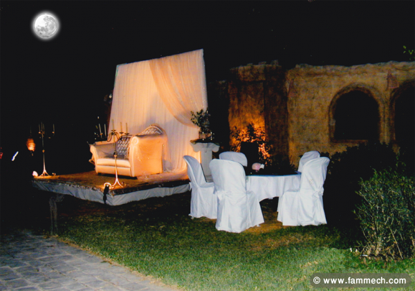 Location salle et espace vert pour mariage