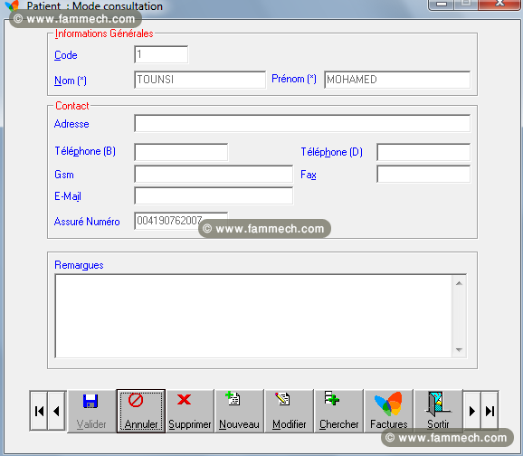 Logiciel CNAM pour les audioprothésistes (Tunisie)