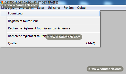 Logiciel impression traites et chèques Tunisie