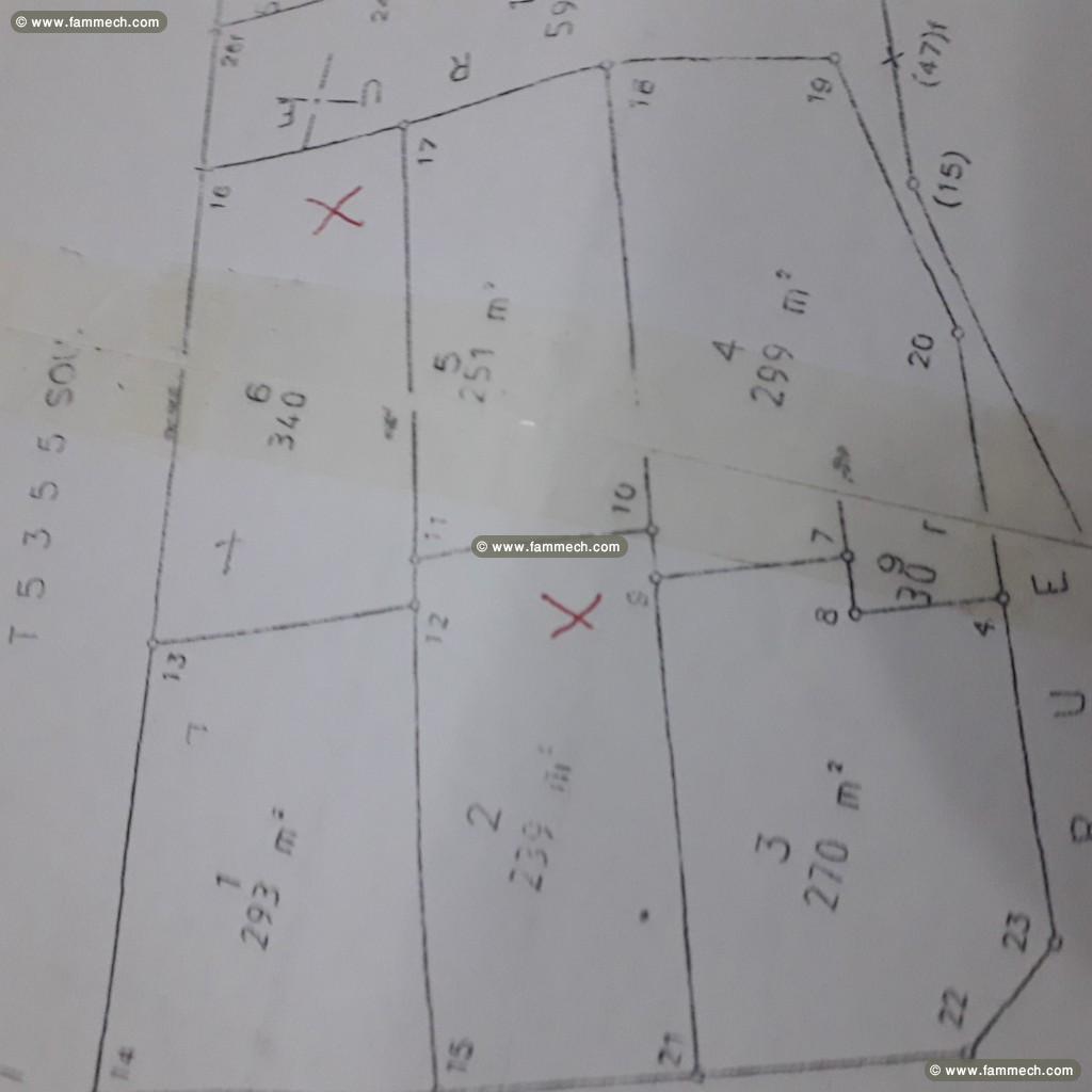 Lot de 239 m2 a 90 MDT