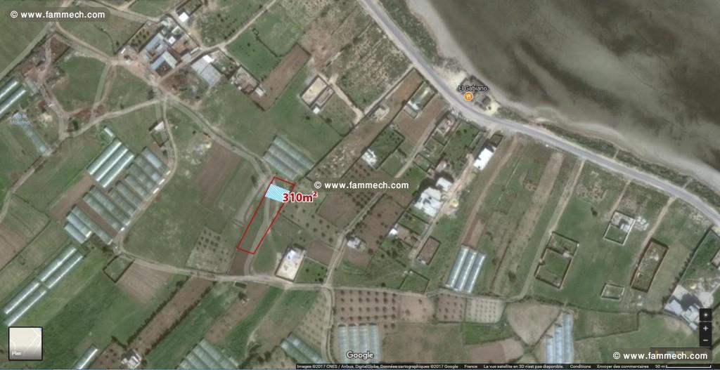 Lot de terrain proche de la mer 310 m2 à bekalta