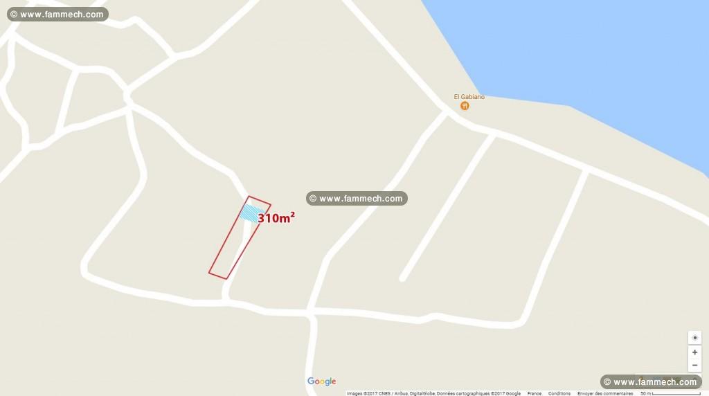 Lot de terrain proche de la mer 310 m2 à bekalta