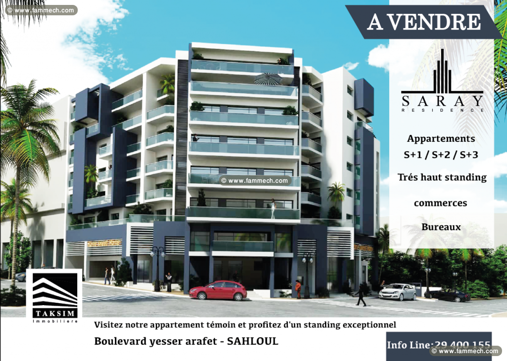 luxueux appartement à Sahloul 