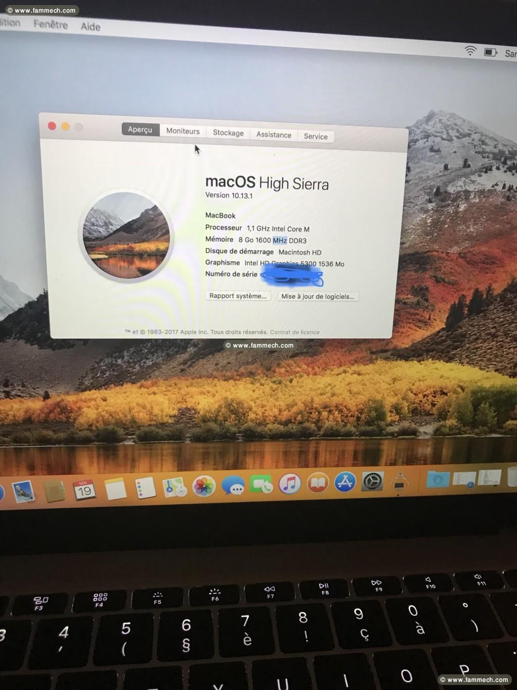 MacBook M Gris sidéral ETAT NEUF
