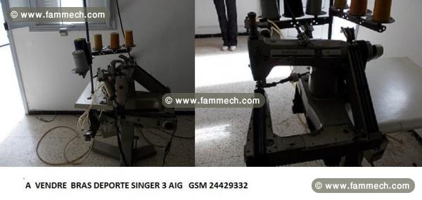machine à coudre bras déporte singer  avec pouleur