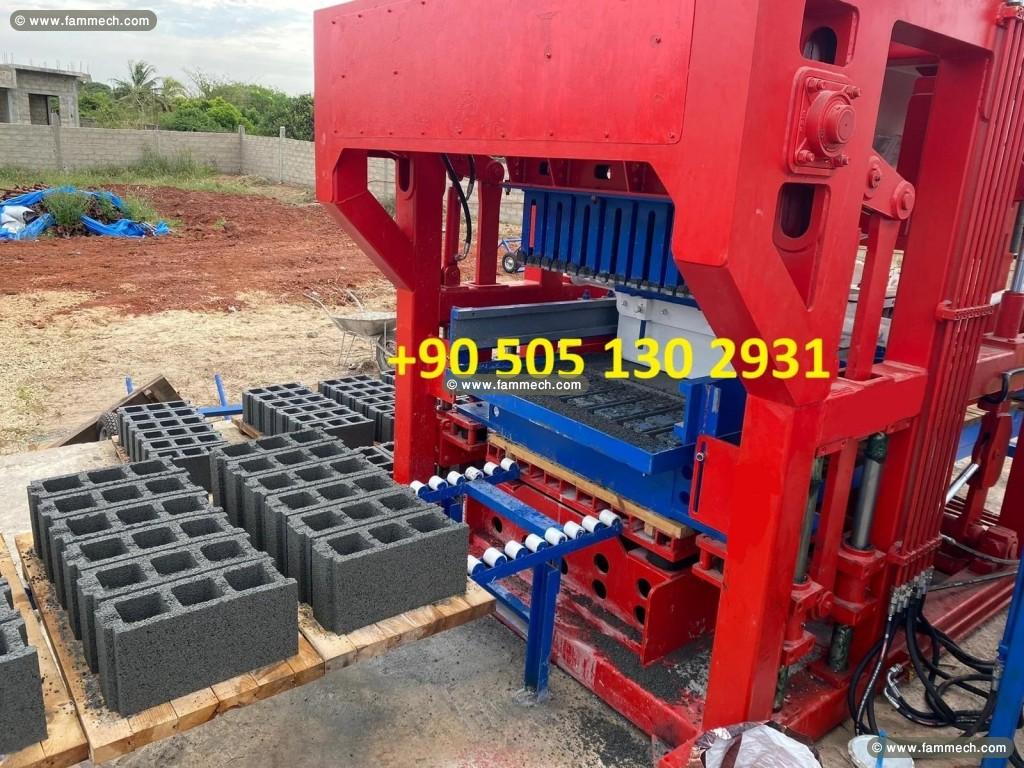 Machine de parpaing OTT5S brique agglos pave bloc