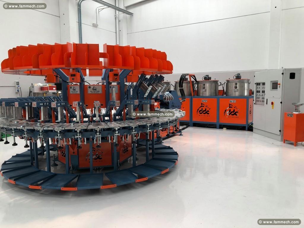 Machine injection semelle polyuréthane (PU)