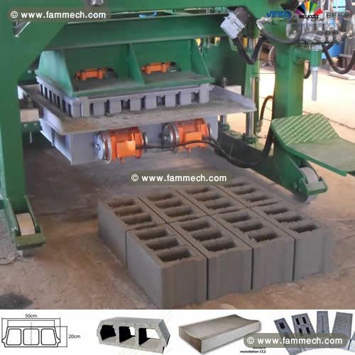 Machine Pondeuse Mobile a parpaing Vess 8.1