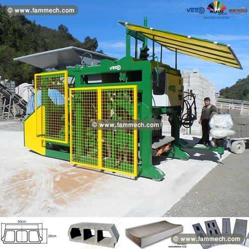 Machine Pondeuse Mobile a parpaing Vess 8.1