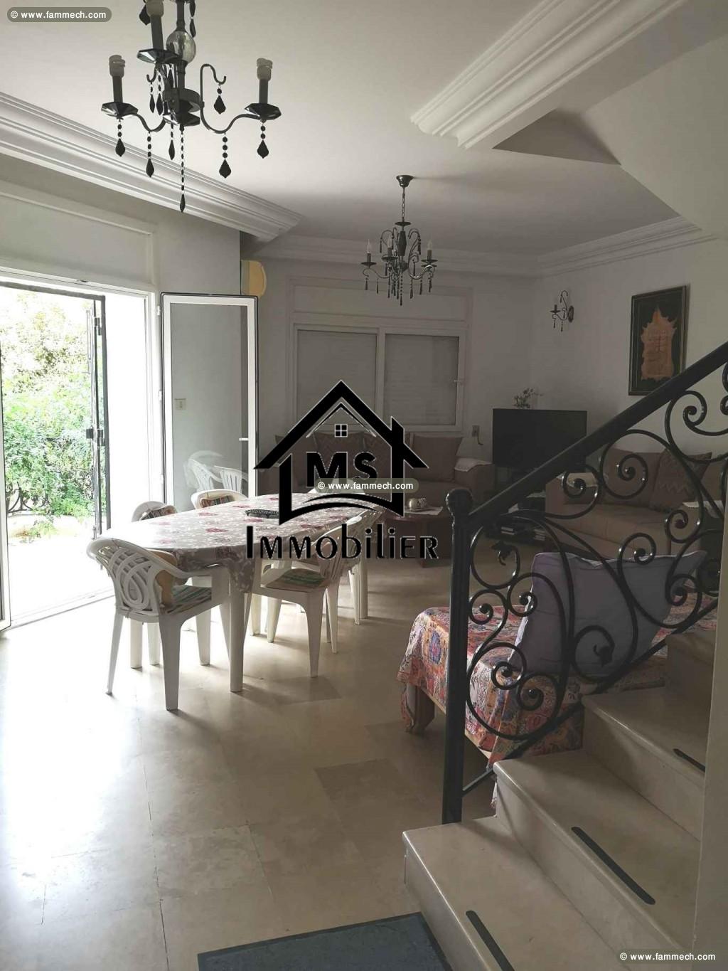 Maison+garage+jardin à Hammamet Sud à vendre