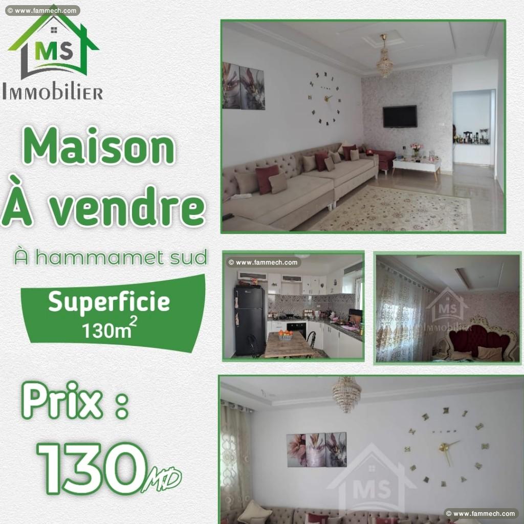 Maison composée de 2 S+2 à vendre à Hammamet Sud