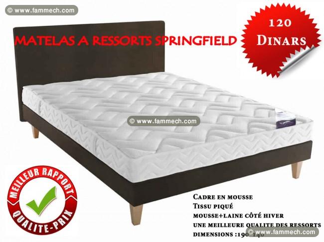 matelas a ressorts springfield