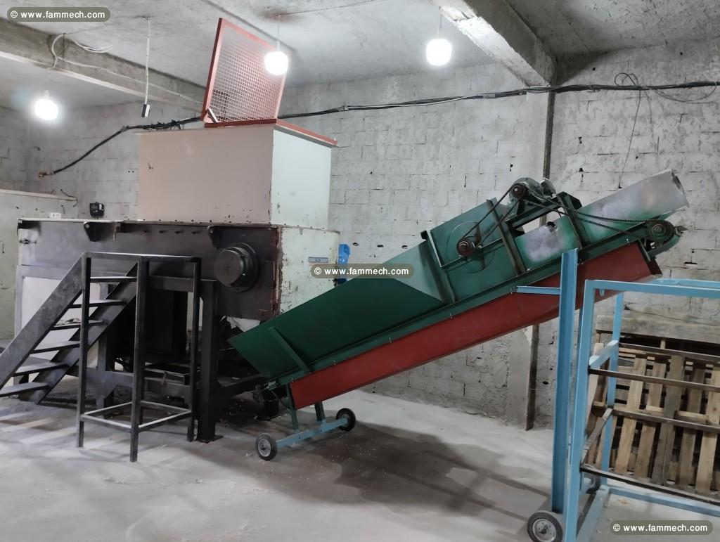 materiel professionnel de recyclage plastique