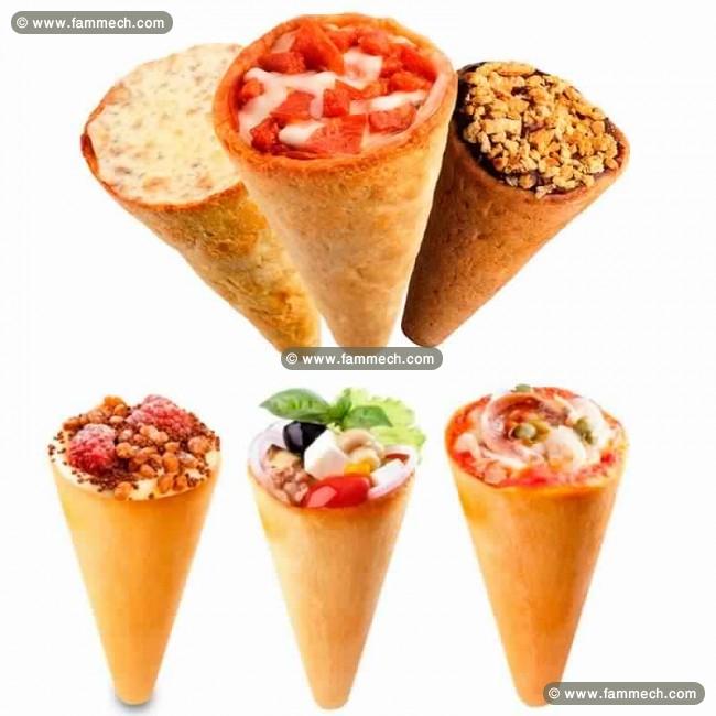 Matériels de pizza cornet (pizza cône)