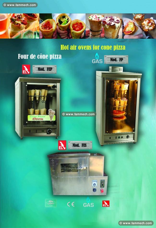 Matériels de pizza cornet (pizza cône)