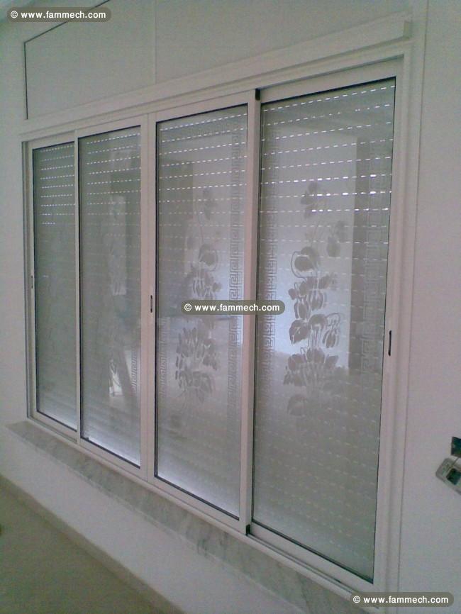 Menuiserie aluminium coulissante