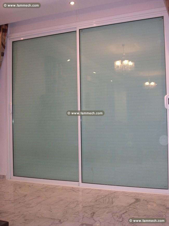 Menuiserie aluminium coulissante
