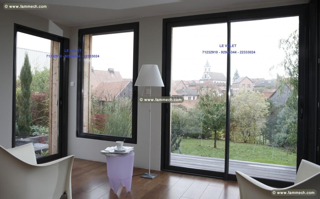 MENUISERIE ALUMINIUM VOLET ROULANT RIDEAU STORE 