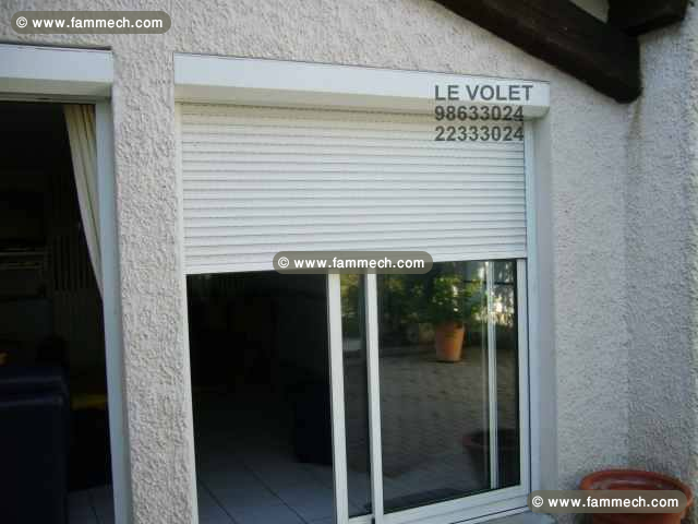 MENUISERIE EN ALUMINIUM ET VOLETS ROULANTS