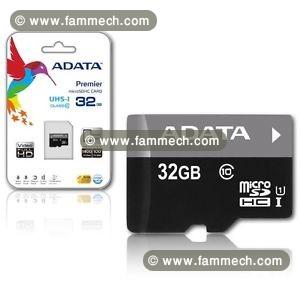 Micro sd ADATA UHS-I 32go Classe 10 cachete