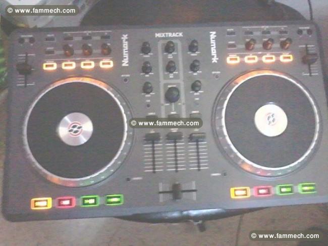 Mixtrack Numark / 2 Skytec 400w Ampli technics