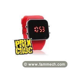 montre corail effet miroir