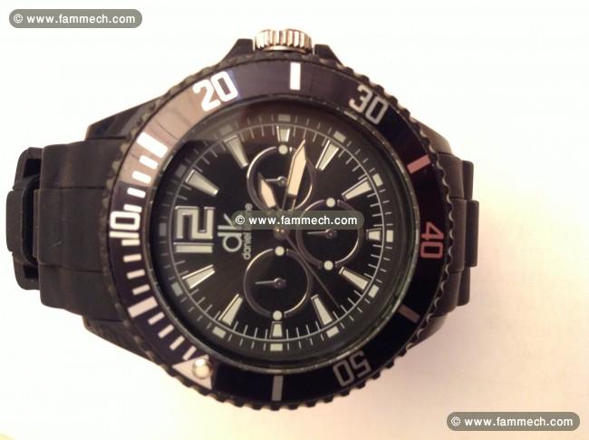 Montre sport noire Daniel Khone