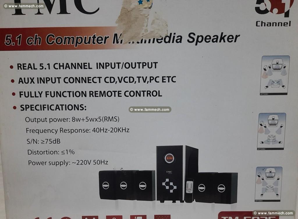 Multimedia speaker 5.1 TMC-5025 + Remote Control