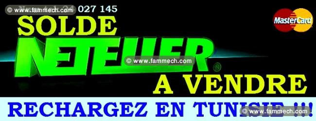 Recharge Neteller Tunisie